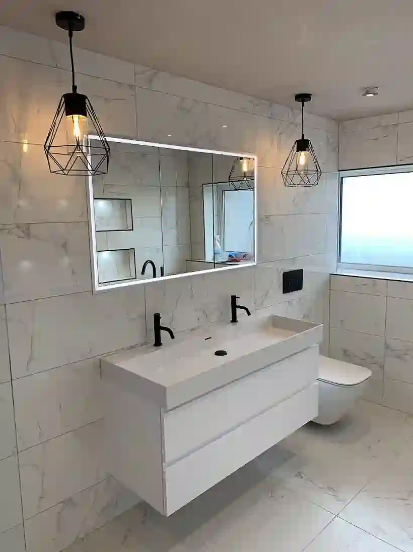 Modern bathroom installation — the type of work ASL undertakes